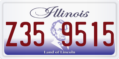 IL license plate Z359515