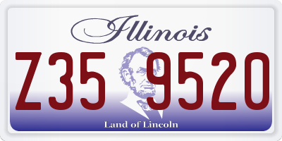 IL license plate Z359520