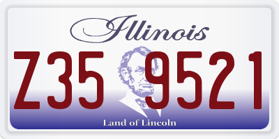 IL license plate Z359521