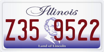 IL license plate Z359522