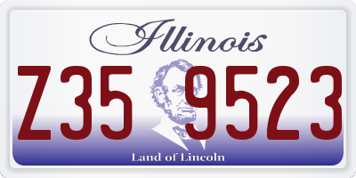 IL license plate Z359523