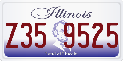 IL license plate Z359525