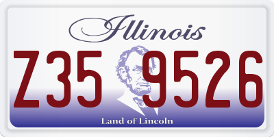 IL license plate Z359526