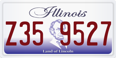 IL license plate Z359527