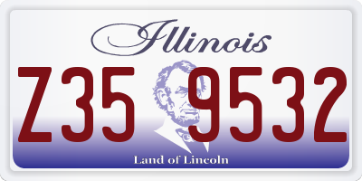 IL license plate Z359532