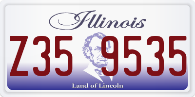 IL license plate Z359535