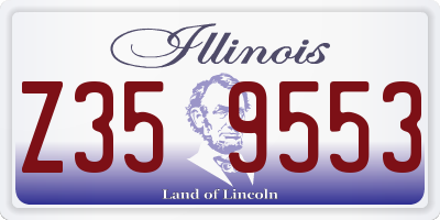 IL license plate Z359553