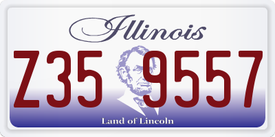 IL license plate Z359557