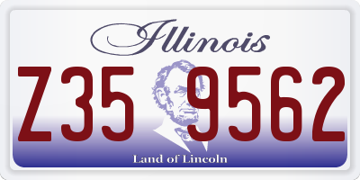IL license plate Z359562