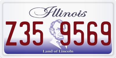 IL license plate Z359569