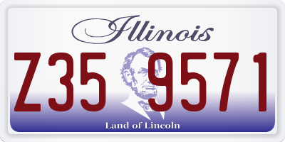 IL license plate Z359571