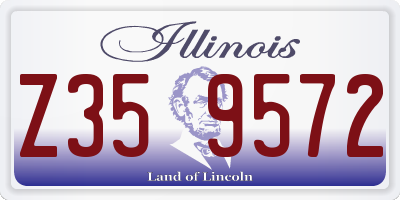 IL license plate Z359572