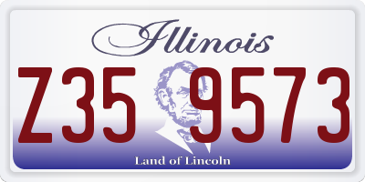 IL license plate Z359573