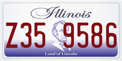 IL license plate Z359586