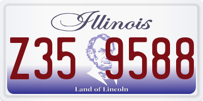IL license plate Z359588