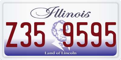 IL license plate Z359595