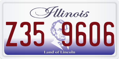 IL license plate Z359606