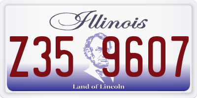IL license plate Z359607