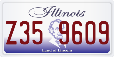 IL license plate Z359609