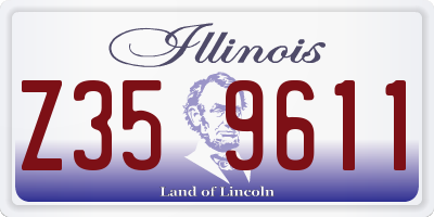 IL license plate Z359611