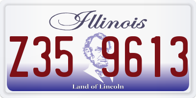 IL license plate Z359613