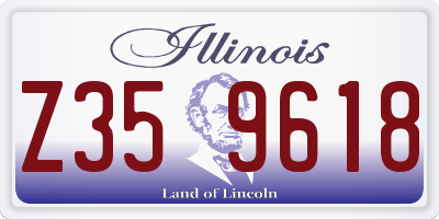 IL license plate Z359618
