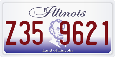 IL license plate Z359621