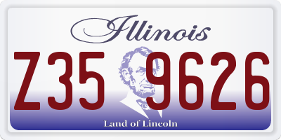 IL license plate Z359626