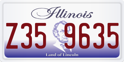 IL license plate Z359635