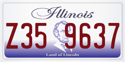 IL license plate Z359637