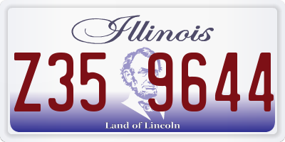 IL license plate Z359644