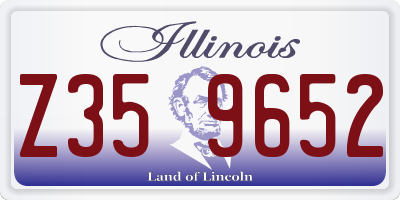 IL license plate Z359652
