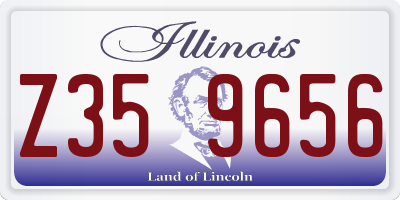 IL license plate Z359656
