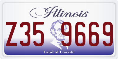 IL license plate Z359669