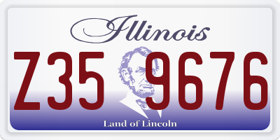 IL license plate Z359676