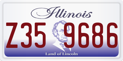 IL license plate Z359686