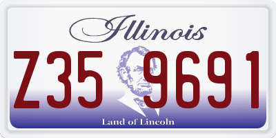 IL license plate Z359691