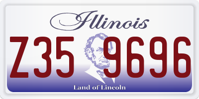 IL license plate Z359696