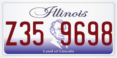 IL license plate Z359698