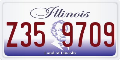 IL license plate Z359709