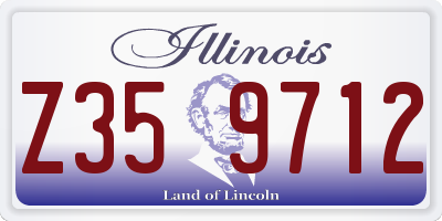 IL license plate Z359712