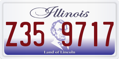 IL license plate Z359717
