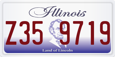 IL license plate Z359719