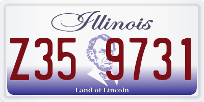 IL license plate Z359731