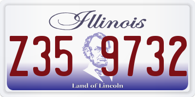 IL license plate Z359732