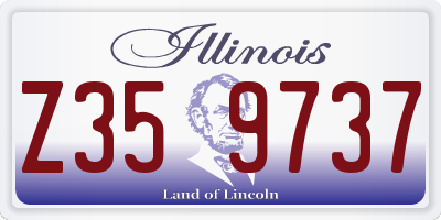 IL license plate Z359737