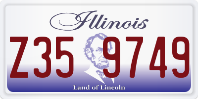 IL license plate Z359749