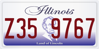 IL license plate Z359767