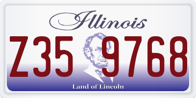 IL license plate Z359768