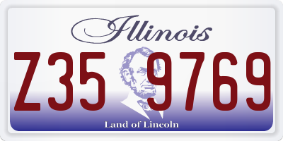 IL license plate Z359769